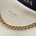Prada Cleo Shoulder Bag (4 Colors) – Brown/Navy/Black/White Saffiano Leather with Gold-Tone Chain Strap #B59172
