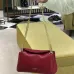 Prada Diagramme Shoulder Bag (3 Colors) – Red/White/Black Leather with Gold-Tone Chain Strap & Branding #B59174