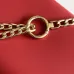Prada Diagramme Shoulder Bag (3 Colors) – Red/White/Black Leather with Gold-Tone Chain Strap & Branding #B59174