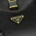 Prada Large Re-nylon Top-handle Bag With Lock In Black #B49846