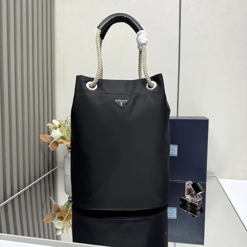 Prada Nylon Rope Bucket Tote 2VG133 34x44x24cm #B67158