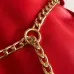 Prada Re-Edition Bucket Bag (4 Colors) – Red/Black/White/Brown Fabric with Gold-Tone Chain & Triangle Logo #B59173