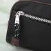 Prada Re-Nylon Pouch with Leather Trim 22x12.5x11cm #B63861