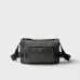 Coffee Prada Brique Saffiano leather bag size:28×17.5×10cm #B53491