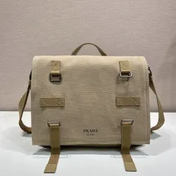 Prada Canvas Messenger Bag 2VD085-2 34×29×10cm #A67522