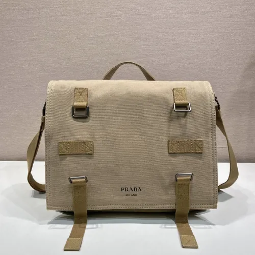 Prada Canvas Messenger Bag 2VD085-2 34×29×10cm #A67522