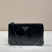 Men's Long Wallets In Leather And Re-nylon #B49842