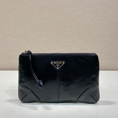 Men's Long Wallets In Leather And Re-nylon #B49842