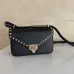 Valentino 2027 Rockstud Grainy Leather Shoulder Crossbody Bag #A67482