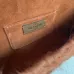 Valentino 22117 26SS Faux Fur Crystal Embellished V Logo Underarm Shoulder Handbag #B66001