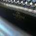 Valentino 6609 VLogo Woven Leather Shoulder Bag Detachable Chain Strap #A67481