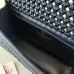 Valentino 6609 VLogo Woven Leather Shoulder Bag Detachable Chain Strap #A67481