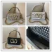 Valentino 6609 VLogo Woven Leather Shoulder Bag Detachable Chain Strap #A67481