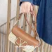 Valentino Loco VLOGO Flap Straw Shoulder Bag size:21×10×6cm #B53846
