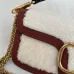 Valentino MINI LOC Shearling & Leather Crossbody Bag 20×11×5cm #B65020