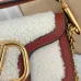 Valentino MINI LOC Shearling & Leather Crossbody Bag 20×11×5cm #B65020