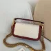 Valentino MINI LOC Shearling & Leather Crossbody Bag 20×11×5cm #B65020