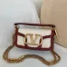Valentino MINI LOC Shearling & Leather Crossbody Bag 20×11×5cm #B65020