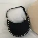 Valentino Rockstud Grainy Leather Mini Hobo Shoulder Bag 20×12×4cm #B65021