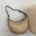 Valentino Rockstud Grainy Leather Mini Hobo Shoulder Bag 20×12×4cm #B65021