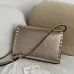 Valentino Rockstud Metallic Leather Envelope Crossbody Bag 22.5×5×16cm #B65022