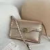 Valentino Rockstud Metallic Leather Envelope Crossbody Bag 22.5×5×16cm #B65022