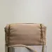 SAINT LAURENT Cassandra Envelope Clutch – Beige Suede Leather with Gold YSL Logo #B58755