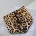 SAINT LAURENT Cassandra Envelope Crossbody Clutch – Leopard-Print Haircalf with Gold YSL Logo (Detachable Chain Strap) #B58775