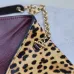 SAINT LAURENT Cassandra Envelope Crossbody Clutch – Leopard-Print Haircalf with Gold YSL Logo (Detachable Chain Strap) #B58775
