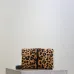 SAINT LAURENT Cassandra Envelope Crossbody Clutch – Leopard-Print Haircalf with Gold YSL Logo (Detachable Chain Strap) #B58775
