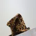SAINT LAURENT Cassandra Envelope Crossbody Clutch – Leopard-Print Haircalf with Gold YSL Logo (Detachable Chain Strap) #B58775