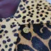 SAINT LAURENT Cassandra Envelope Crossbody Clutch – Leopard-Print Haircalf with Gold YSL Logo (Detachable Chain Strap) #B58775