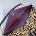 SAINT LAURENT Cassandra Envelope Shoulder Bag – Leopard-Print Calf Hair with Gold YSL Logo #B58756