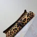 SAINT LAURENT Cassandra Envelope Shoulder Bag – Leopard-Print Calf Hair with Gold YSL Logo #B58756