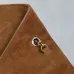 SAINT LAURENT Cassandra Large Envelope Shoulder Bag – Tan Suede with Gold YSL Logo (Detachable Chain Strap) #B58774