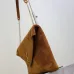 SAINT LAURENT Cassandra Large Envelope Shoulder Bag – Tan Suede with Gold YSL Logo (Detachable Chain Strap) #B58774