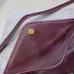 SAINT LAURENT Cassandre Envelope Chain Pouch – Hot Wine Lambskin Leather with Gold YSL Logo #B58752
