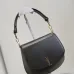 SAINT LAURENT Kaia Small Saddle Bag Set – Brown Croc-Embossed & Black Smooth Leather with Gold YSL Logo #B58757