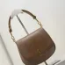 SAINT LAURENT Kaia Small Saddle Bag Set – Brown Croc-Embossed & Black Smooth Leather with Gold YSL Logo #B58757