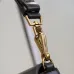 SAINT LAURENT Kaia Small Saddle Bag Set – Brown Croc-Embossed & Black Smooth Leather with Gold YSL Logo #B58757