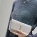 SAINT LAURENT Kaia Small Saddle Bag Set – Brown Croc-Embossed & Black Smooth Leather with Gold YSL Logo #B58758