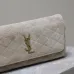 SAINT LAURENT Kaia Small Saddle Bag Set – Brown Croc-Embossed & Black Smooth Leather with Gold YSL Logo #B58758