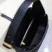 SAINT LAURENT Le 5 à 7 Hobo Bag Set – Black Haircalf with Matching Pouch & Gold YSL Logo (Adjustable Strap) #B58762