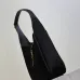 SAINT LAURENT Le 5 à 7 Hobo Bag Set – Black Haircalf with Matching Pouch & Gold YSL Logo (Adjustable Strap) #B58762