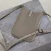 SAINT LAURENT Le 5 à 7 Small Bucket Bag – Taupe Suede Leather with Gold YSL Logo (Adjustable Crossbody Strap) #B58759