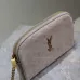 SAINT LAURENT Le 5 à 7 Small Bucket Bag – Taupe Suede Leather with Gold YSL Logo (Adjustable Crossbody Strap) #B58760