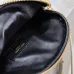 SAINT LAURENT Le 5 à 7 Small Bucket Bag – Taupe Suede Leather with Gold YSL Logo (Adjustable Crossbody Strap) #B58760