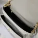 SAINT LAURENT Loulou Medium Shoulder Bag – Light Beige Suede with Chevron Quilt & Tone-On-Tone YSL Logo (Convertible Chain Strap) #B58767