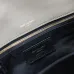 SAINT LAURENT Loulou Medium Shoulder Bag – Light Beige Suede with Chevron Quilt & Tone-On-Tone YSL Logo (Convertible Chain Strap) #B58767