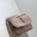 SAINT LAURENT Loulou Medium Shoulder Bag – Light Beige Suede with Chevron Quilt & Tone-On-Tone YSL Logo (Convertible Chain Strap) #B58768